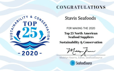 Stavis Seafoods is part of the TOP 25 list: Seafood Sustainability and Conservation