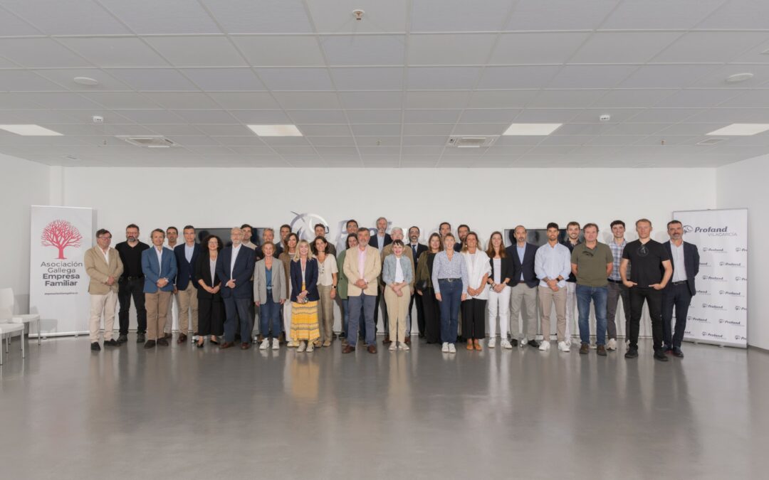 More than 40 executives from Galician family businesses visited Profand’s plant in Vilagarcía de Arousa