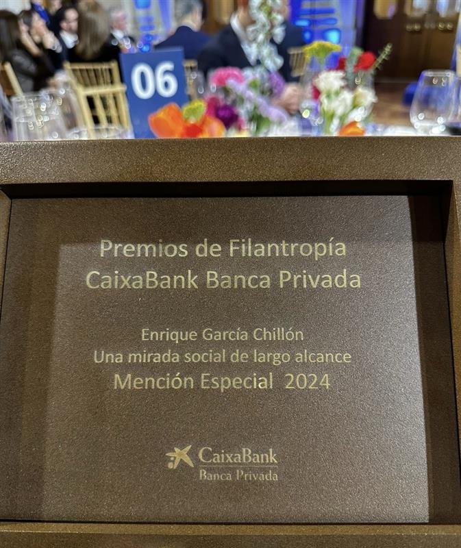 Premio de filantropía de Caixabank